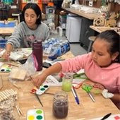 Teens craft in Square One