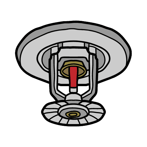 Fire sprinkler Logo