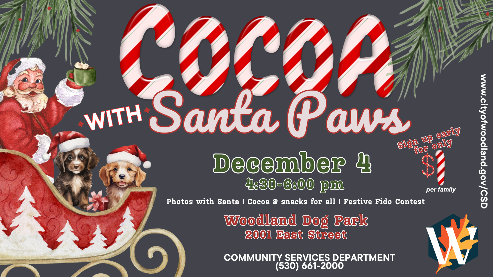 Cocoa with Santa (Facebook Cover)