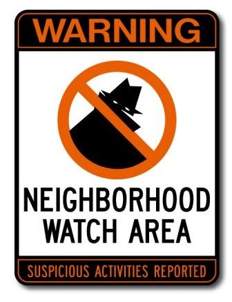 Neighborhood Watch sign 