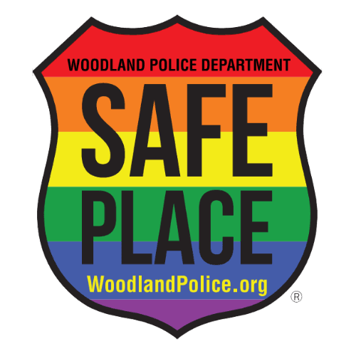 Woodland PD Safe Place Badge Image