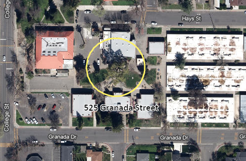 Live Oak tree located at 525 Granada Street