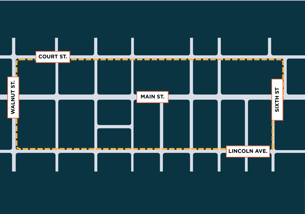 Entertainment Zone Map
