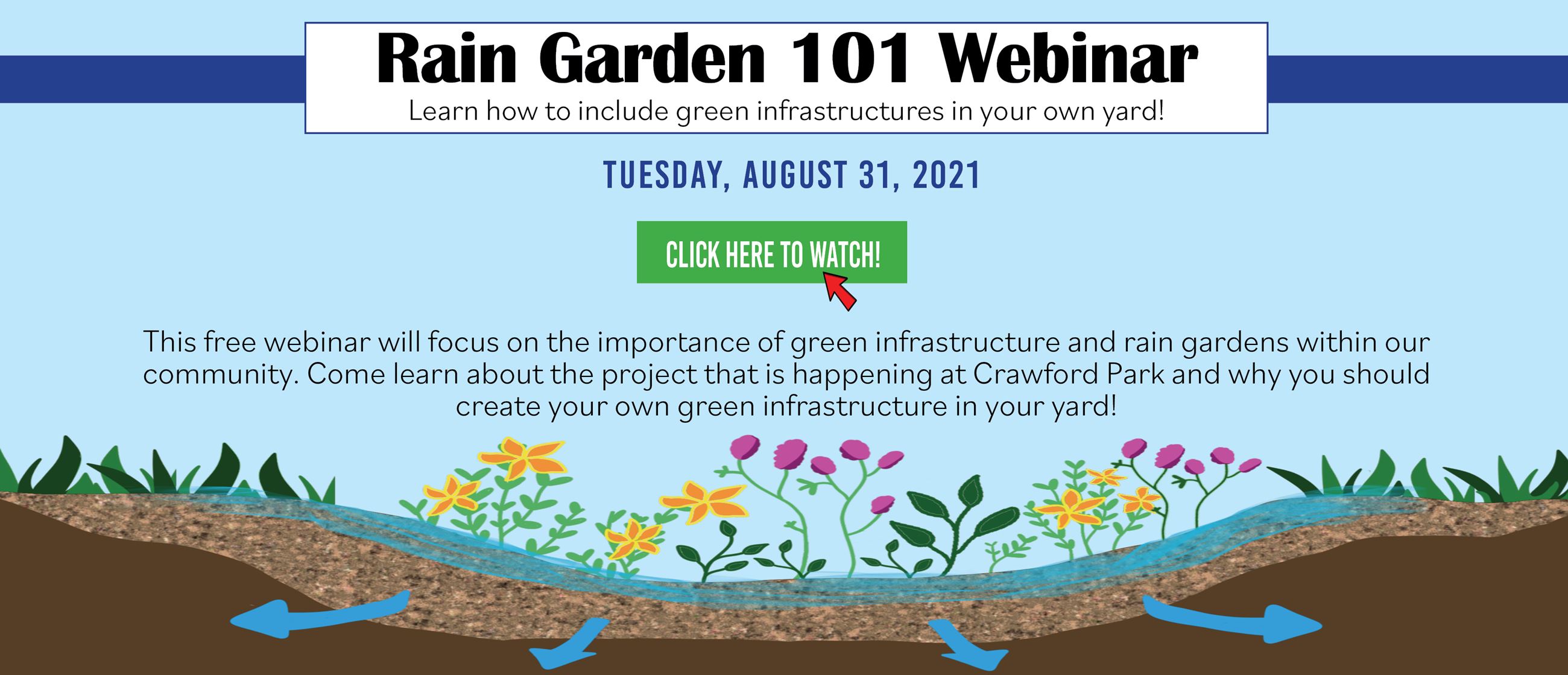 Register for the Rain Garden 101 Webinar Opens in new window