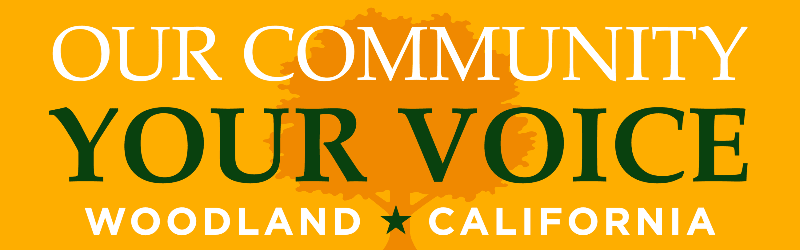Our Community Your Voice Woodland CARedistricting Advisory Commission