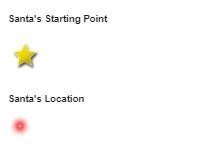 Santa Map legend