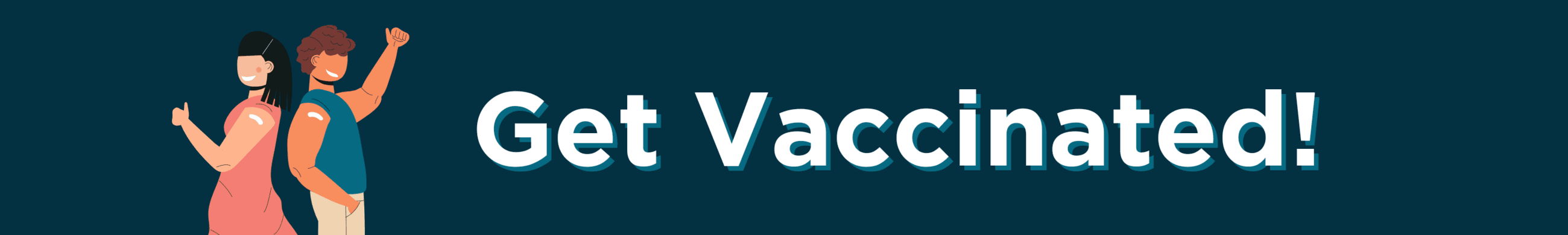City Covid Page Header "Get Vaccinated"
