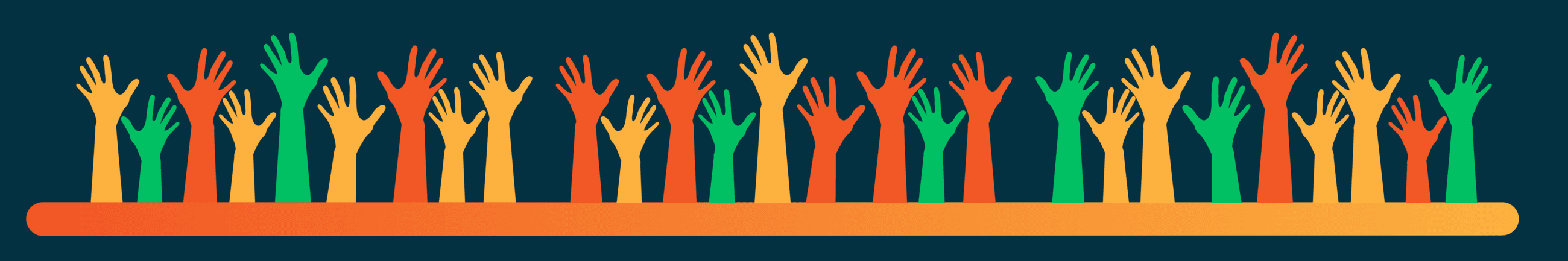 Image of Youth Hands Reaching Skyward, aspirational